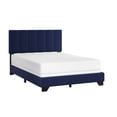 thumbnail image 3 of Reece Channel Stitched Upholstered Full Bed, Sapphire Blue, by Hillsdale Living Essentials, 3 of 19