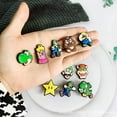 thumbnail image 2 of 34 Pcs Cartoon Mario Shoe Charms for Clog Sandals, Cute Shoes Decoration Charms for Teen Adults, 2 of 4