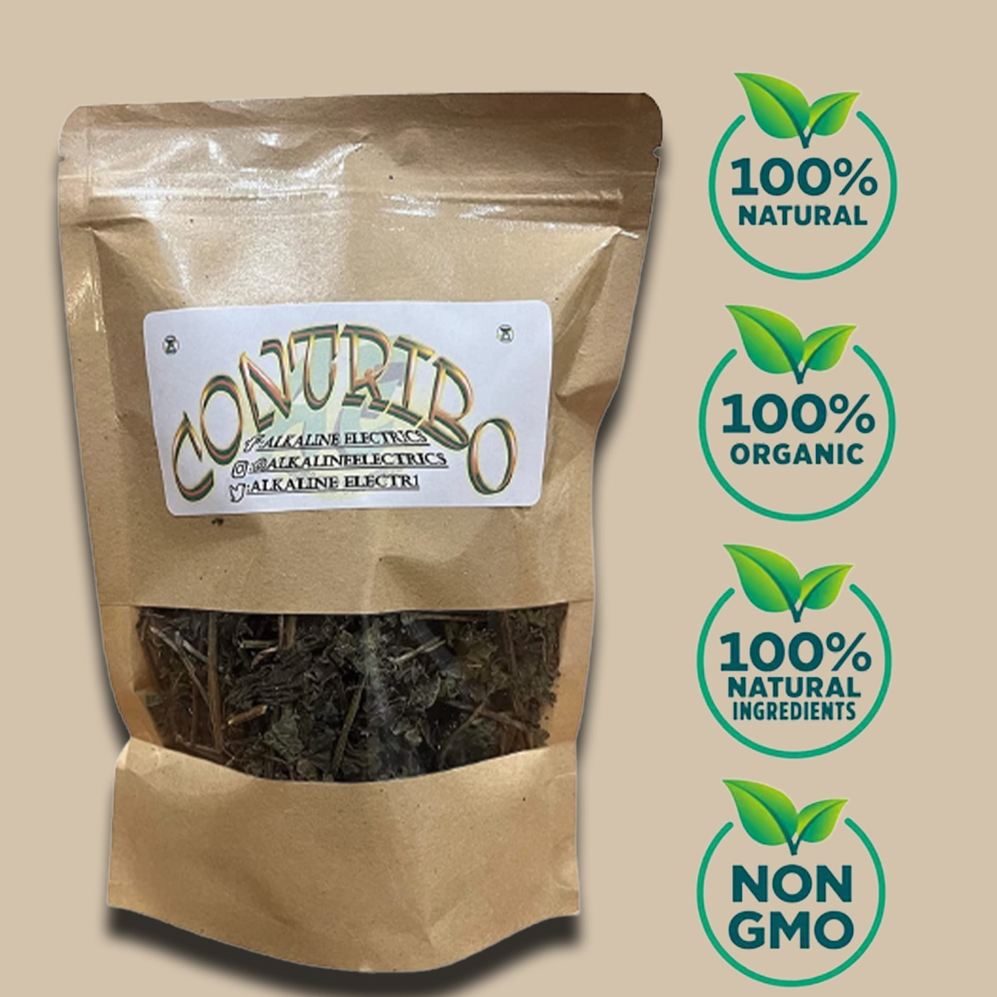 Contribo | Wildrcrafted from Jamaica | Resealable Bag for Freshness | 1oz