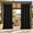 Black, variant on Fchozu Outdoor Curtains for Patio 2 Panels, Linen Textured 100% Blackout Privacy Grommet Drapes for Gazebo Porch Balcony Pergola, UV Blocking Thermal Insulated, 38 x 54 Inch, Khaki