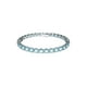 thumbnail image 1 of Pulsera de tenis Swarovski Matrix con cristal azul aguamarina claro, 1 of 1