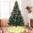 thumbnail image 7 of Lsque Bananas Print Christmas Tree Skirt, Tree Skirt with Ties or Velcro, Perfect for Holiday Decorations, Halloween, and New Year-36", 7 of 7