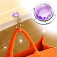 thumbnail image 2 of WHEANG Hooks for Hanging Hanging Clip Sock Holder Foldable Handbag Purse Hook Convenient Desk Hook Round Backpack Hook Student Desktop Mobile Bag Hanger One Size Blue, 2 of 9