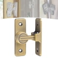 thumbnail image 2 of Pestillo para puerta de granero, cerradura de seguridad para el hogar, herrajes de aleación de zinc, pestillo para puerta corrediza Bronce de 90 grados, 2 of 7