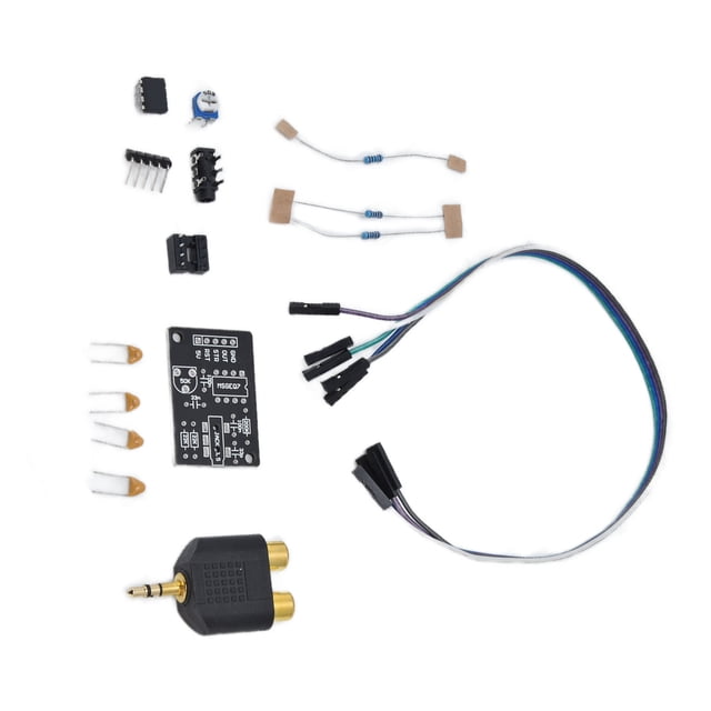 Audio Analyzer Module, MSGEQ7 Adjustable Filter Board 20dB Input Simple Wiring with Potentiometer for Music Interactive Robot for Lighting Special Effects