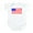 Cloud White, variant on CafePress - Civil War Union Flag Body Suit - Baby Light Bodysuit, Size Newborn - 24 Months