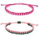 thumbnail image 1 of Pulsera de cuerda tejida a mano de dos colores, 2 piezas, amuleto, 1 of 5