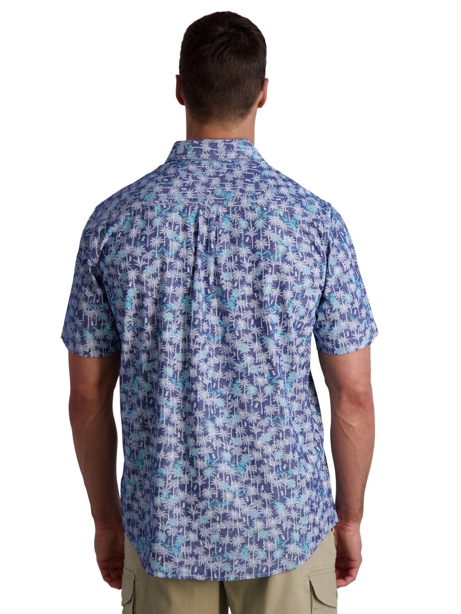 Chaps Men's Short Sleeve Chambray Button Down Shirt, Sizes XS-4XB