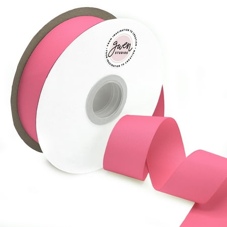 UPC: 0810056347758 | Polyester Hot Pink Grosgrain Ribbon  150  x 1.5  by Gwen Studios