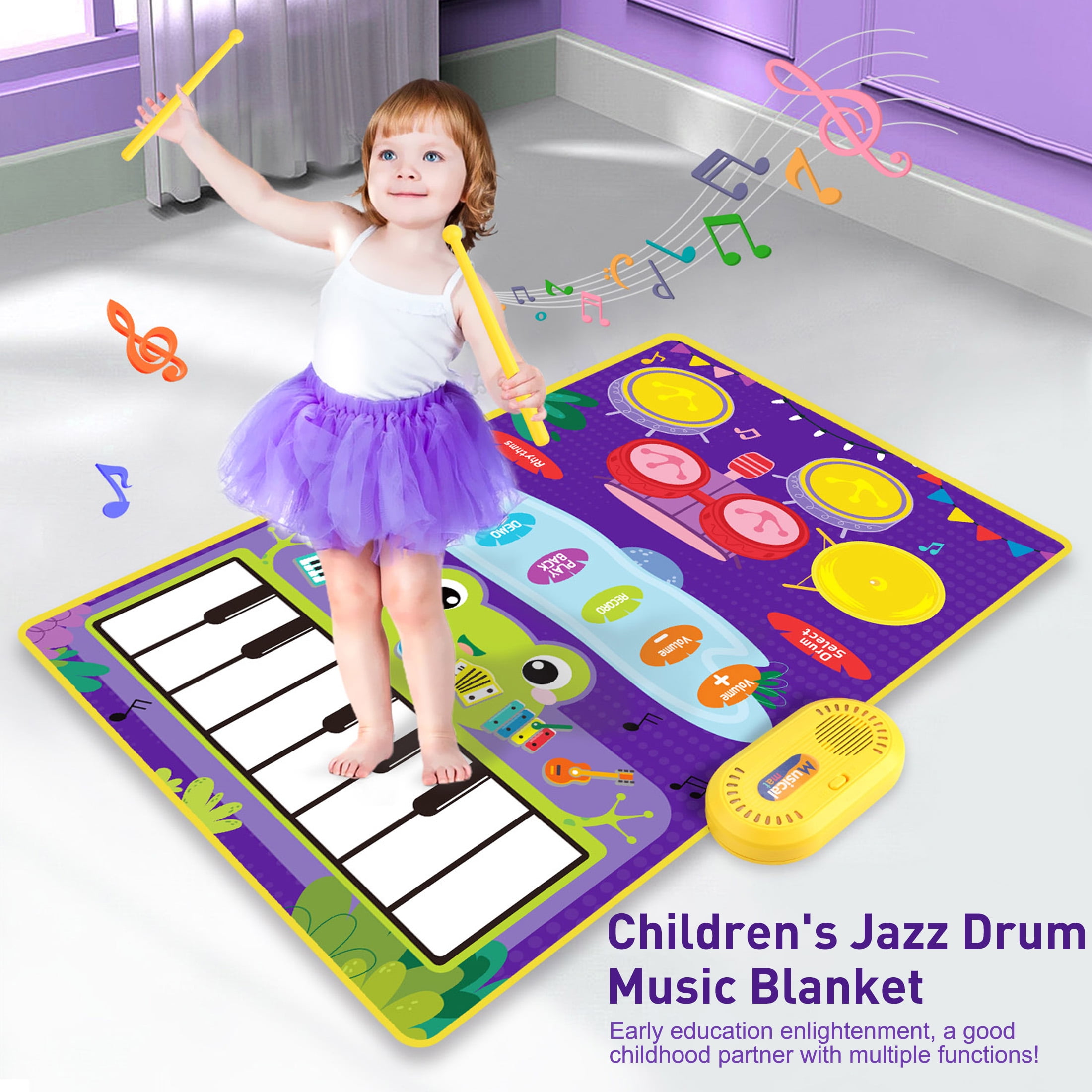 Bath Toys For Toddlers 1-3 Baby Mat For Floor Move2Play, Double