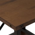 thumbnail image 5 of Bowery Hill 24" Square Metal End Table in Antiqued Black/Brown, 5 of 6