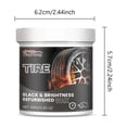 thumbnail image 3 of Tire Shine Wax Paste for Cars and Motorcycles, Long-Lasting Gloss, Non-Sling Tire Dressing with UV Protection – Tire Polish, Cleaner and Protective Coating in One, 3 of 9