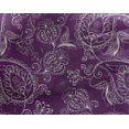 thumbnail image 5 of oneOone Georgette Viscose Plum Fabric Block Craft Projects Decor Fabric Printed By The Yard 42 Inch Wide, 5 of 5