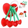 thumbnail image 1 of Naiovety Juego de cuchara medidora compacta y ligera de 5 piezas para hornear plástico de primera calidad único y exquisito, 1 of 6