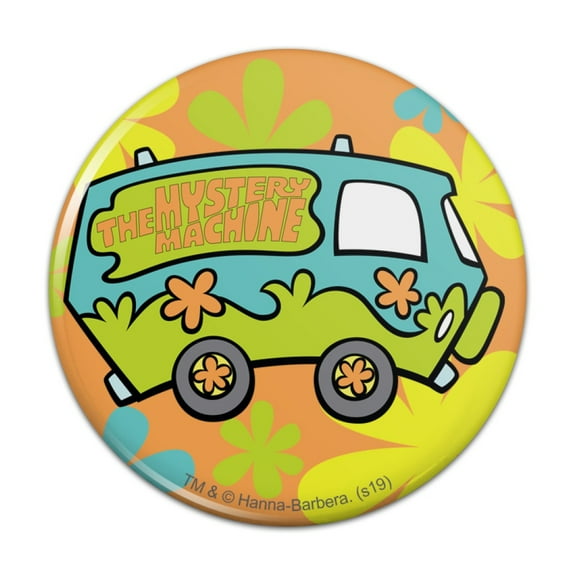 Scooby-Doo The Mystery Machine Kitchen Refrigerator Locker Button Magnet