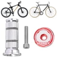 thumbnail image 4 of de auriculares para bicicleta de montaña, 1-1/8 ", 1", tapas superiores de vástago, tornillo para auriculares de bicicleta alargar rojo Sharpla Expansor de dirección de bicicleta, 4 of 8