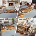 thumbnail image 5 of 5x8 Area Rugs for Living Room, Blue Tiger Non Slip Area Rugs for Kitchen Bedroom Entryway, Funny Animals Modern Art Washable Carpet Runner Rug Floor Mats for Bedroom Home Decor, 5 of 8