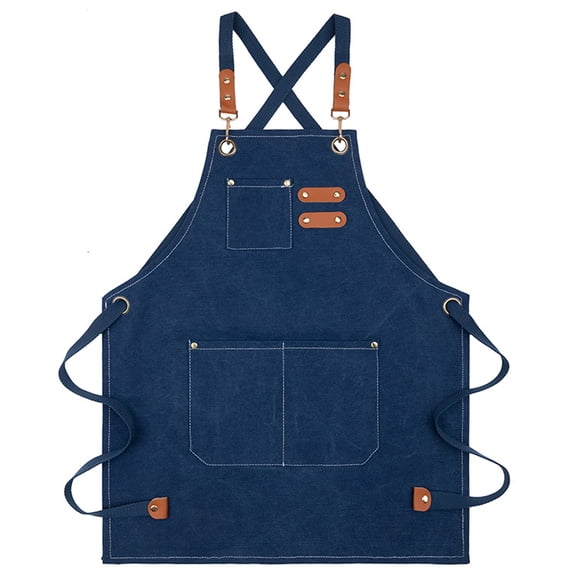 Kids Aprons Adjustabletool Waterproof For Cooking Painting Gardener Canvas Apron For 6-12 Girls And Boys - Style 3