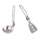 thumbnail image 1 of Utensilios de cocina plegables Baoblaze 2 piezas Acero inoxidable, 1 of 8