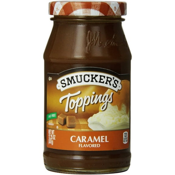 Smucker's Topping, Caramel Flavored 12.25 oz (Pack of 2)