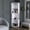 White, variant on Modern Black Corner Bar Cabinet with Bottle Compartments | In Primary Living Zones, Keep Your Bar Neat