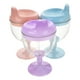 thumbnail image 1 of Juego de 3 vasos de vino para niños pequeños de 180 ml, antiderrame, reutilizables, con báscula., 1 of 7