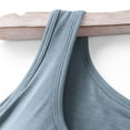 thumbnail image 5 of Royisotas Women's Tank Tops Athletic Summer Light Blue Sleeveless Camisole Tops for Women Built in Bra Yoga Solid Color Crew Neck Womens Cami Tops, 5 of 7