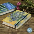 thumbnail image 4 of ipoul Blank Notebook, Art Journal, Sketch Book, 130gsm, Thick Paper, A5, Hardcover, Lay Flat, Van Gogh Irises, 4 of 9