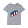 thumbnail image 6 of CFLVAEK American Flag T Shirts for Kids Casual Short Sleeve Round Neck Cotton Tshirt 4th of July Patriotic Tshirts Celebrate Indenpendence Day Tops 4 Years, 6 of 7