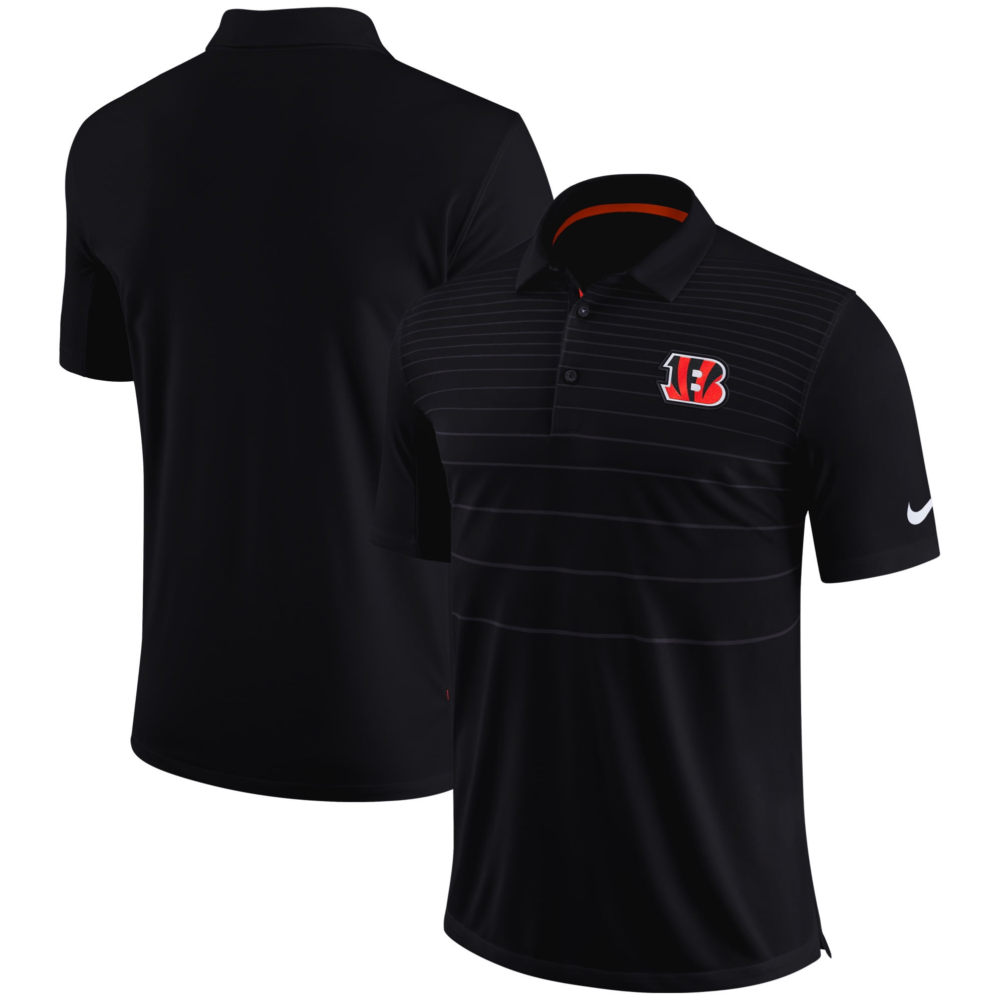 Cincinnati Bengals Nike Sideline Early Season Performance Polo - Black ...