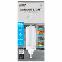 Feit Electric 102303 26 W Frosted LED Garage Light Bulb with 4 Foldable Light Panels