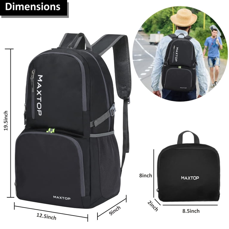 MAXTOP 40/50L Water Resistant Foldable Outdoor Travel Daypack Lightweight  Packable Backpack for Hiking Traveling Camping - Walmart.com