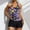 Purple, variant on Summer Swimsuit for Women Summer Tropical Print Strappy Tankini Swimdress Two Piece Set Swimsuits Swimwear Beachwear 2024 Holiday Bathing Suit