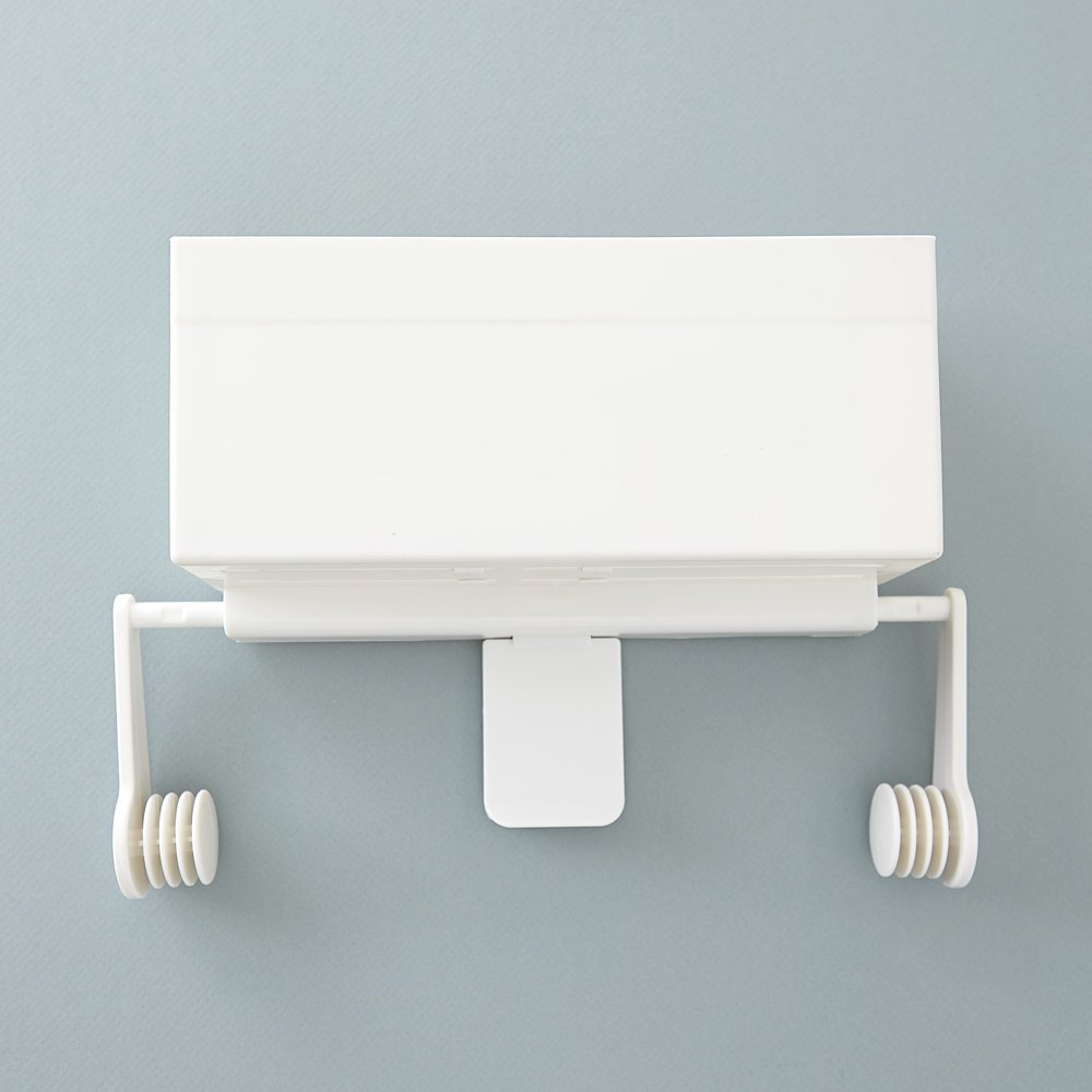 Paper Towel Roll Holder and Shelf for Kitchen Appliances
