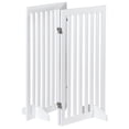 thumbnail image 3 of HomGarden 3 Panels 36-in Extra Tall Pet Gog Gate Foldable W/Support Leg for Doorways Stairs, White, 3 of 10