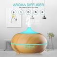 thumbnail image 2 of Difusor de aromaterapia 550ml Difusor de aceite esencial de gran capacidad Humidificador ultrasónico eléctrico para spa y meditación con control remoto (enchufe de la UE) kaili Sencillez, 2 of 3