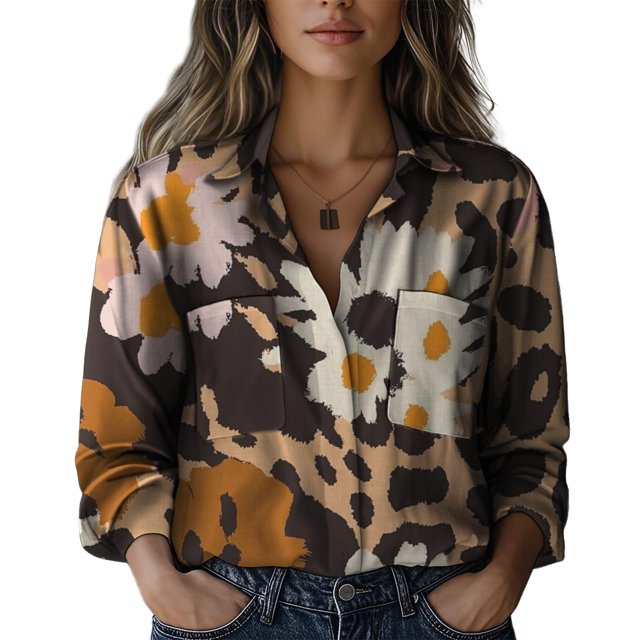 Blusa domirica Summer Hawaiian Beach con estampado floral para mujer