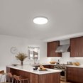thumbnail image 2 of Lámpara de techo empotrada LED para varias habitaciones, luminaria redonda, diseño brillante pero que no deslumbra y protege los ojos para sala de estar, comedor, dormitorio, baño y cocina, 2 of 8