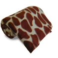 thumbnail image 2 of World's Best Travel Blanket, Fleece, 50in x 60in, Giraffe Print, 2 of 4