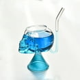 thumbnail image 5 of Interesting Colored Glass Cup Transparent Straw Cup Glass&Bottle Decorations, 5 of 5