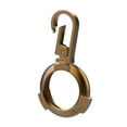 thumbnail image 2 of Metal Keychain Compatible for AirTags Bluetooth Tracker Protective Skin Cover, 2 of 10