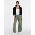thumbnail image 2 of Winnie the Pooh Women’s Wide Leg Foldover Pants, Sizes XXS-XXL, 2 of 5