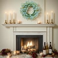 thumbnail image 2 of Elegant Winter Door Wreath with Realistic Frosted Foliage and Berries – Perfect Indoor and Outdoor Holiday Wall Decor for Festive Home Decoration, 2 of 5