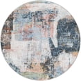 thumbnail image 2 of Unique Loom Kamala Washable Collection Area Rug - Abstract (5' 3" Round Multi/Blue), 2 of 8