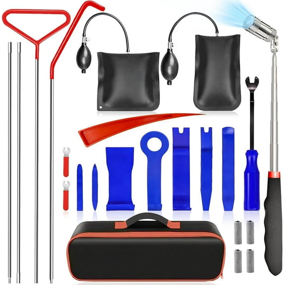 Car Tool Kit, 24 PCS, Car Repair Tool Kit with Carrying Bag