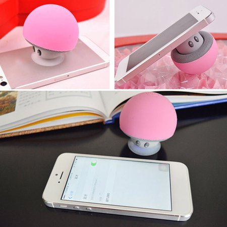 Wireless Portable Mini Mushroom Bluetooth Speaker Built In