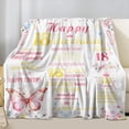 thumbnail image 5 of 18th Birthday Gifts for Girls,Birthday Gifts for 18 Year Old Girl 18th Birthday Decorations Blanket Best Gifts Presents for 18 Year Old Girl Teen Girl Throw Blankets 50"X60", 5 of 6