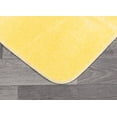 thumbnail image 6 of Garland Rug Traditional Washable Bath Rug Set, 3 Piece Set (21"x34" Bath Rug, Contour Rug, & Toilet Lid) Rubber Ducky Yellow, 6 of 7