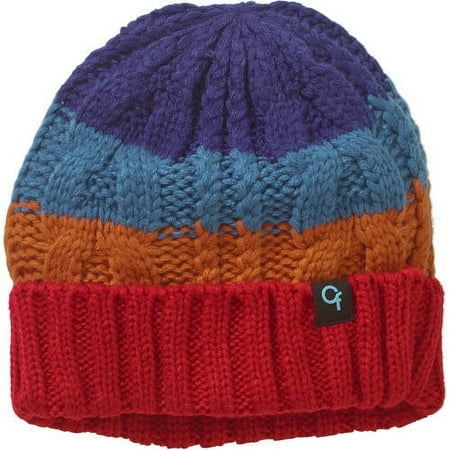 Cold Front Boy's Striped Cuff Beanie