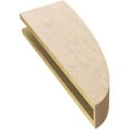 thumbnail image 6 of 4"W x 8"D x 24"H Thin Durham Rough Cedar Woodgrain TimberThane Corbel, Primed Tan, 6 of 6